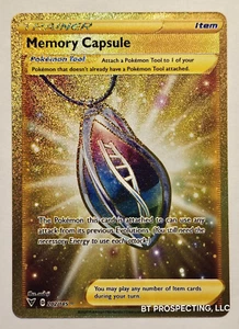 Sword & Shield Vivid Voltage Memory Capsule 202/185 2020 Full Art Holo Gold - Imagen 1 de 2