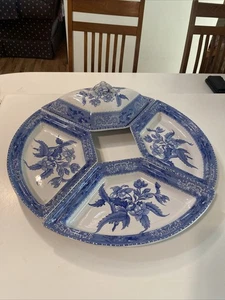 Antike seltene Spode Copeland Camilla Vorspeise 4er Set & Deckel England um 1850-67 - Bild 1 von 22