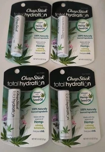 4X Chapstick Total Hydration Chill Hanfsamenöl Infused Lippenpflege Balsam ** NEU - Bild 1 von 1