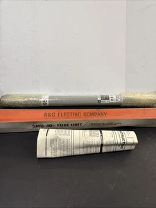 S&C Electric SMU-40 250E Standard Speed Fuse Unit NOS - Picture 1 of 4