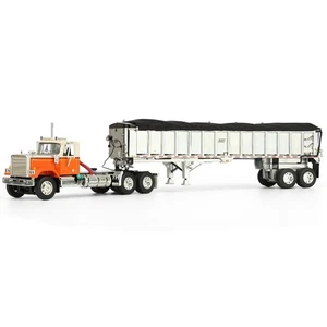 First Gear DCP 1/64 Chevrolet Bison Day Cab with East End Dump Trailer 60-1925 - Picture 1 of 8