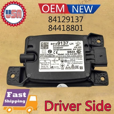OEM 84129137 Para 18-21 Equinox, UNIDAD SENSOR RADAR PUNTO CIEGO IZQUIERDO TERRENO Nuevo Foto 1 de 4
