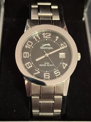 Slazenger Watch Men's Unisex Formal Sports Steel Silver Tone Clasp Fastening - Image 1 of 4