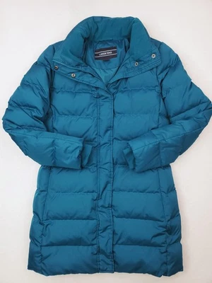 Lands End Parka Womens Small Teal Down Puffer Coat Insulated Winter Jacket - Image 1 of 4