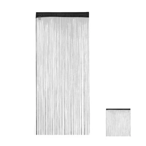 Cortina de hilo cortinas decorativas lavables poliéster cortinas de tiras - Imagen 1 de 28