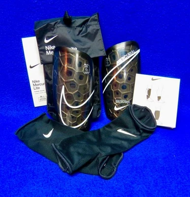 NIP Unisex Nike Mercurial Black Shin Guards Size Medium - Image 1 of 4