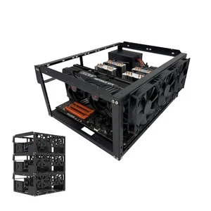 Open-Air-Desktop-PC-Gehäuse, stapelbares Rack, Selbstbau-Prüfstandsgehäuse - Bild 1 von 12