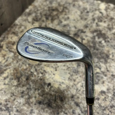PureSpin 60 Degree Lob Wedge Diamond Face Scoring Wedge Tungsten Sole 60° RH - Image 1 of 4