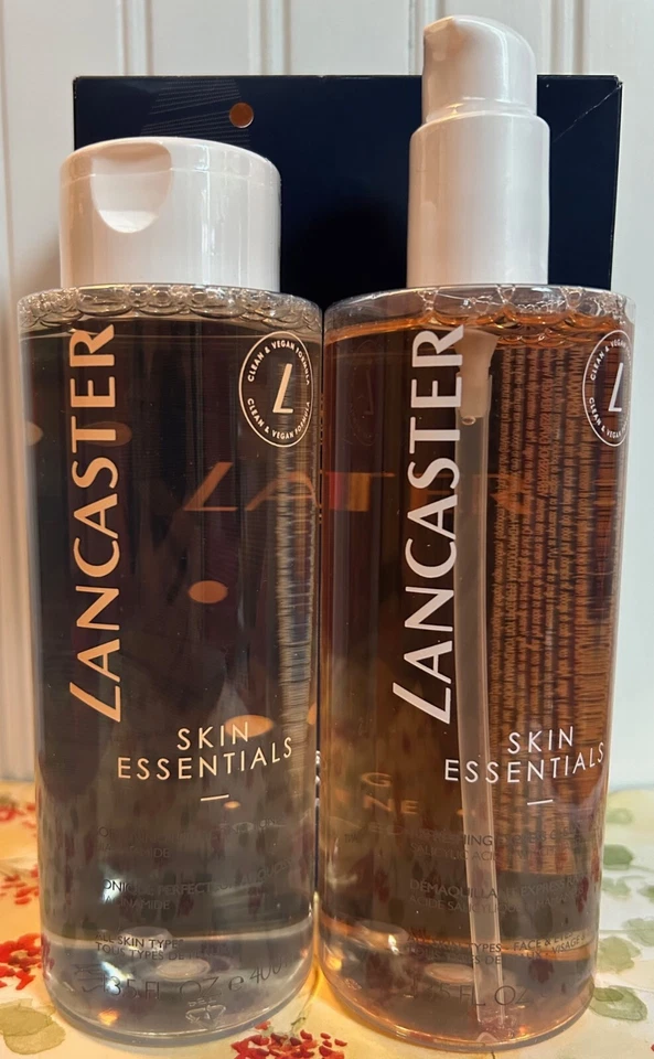 SELLADO LANCASTER MONACO 2 PASOS SUAVIZANTE LIMPIEZA RUTINA LAVADO FACIAL Y TÓNICO Foto 1 de 4