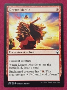 Magic The Gathering COMMANDER LEGENDS CMR DRAGON MANTLE red card MTG - Picture 1 of 2