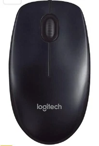 Logitech M90 Wired USB Mouse, 1000 DPI Optical Tracking, Ambidextrous - Picture 1 of 5