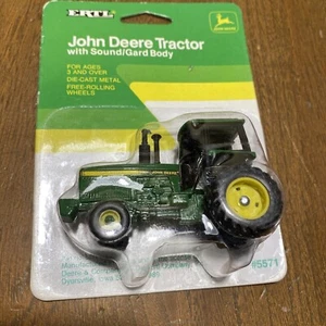 Vintage Ertl John Deere Tractor w/ Sound/Gard Body 1/64 #5571 Diecast New - Picture 1 of 4