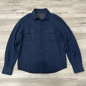 $4,000 Loro Piana Cashmere Melange Overshirt - Picture 1 of 7