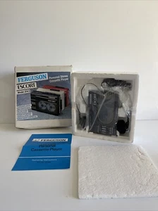Reproductor de cassette estéreo personal Ferguson Escort 3T43 - En caja - ABIERTO NUNCA USADO - Imagen 1 de 13