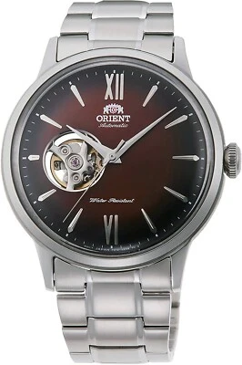 ORIENT RA-AG0027Y10B,Men's Dress,Mechanical, Brown Dial,Stainless Steel,Date,WR - Image 1 of 2