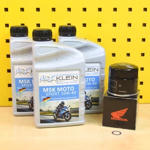 Honda CBR CB 650R Oelwechselset Aceite Filtro Original Msk Moto Deporte 10w40 - Imagen 1 de 2