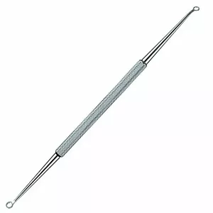 Extractor de acné 100% acero inoxidable para manchas y comedones de puntos negros - Imagen 1 de 7