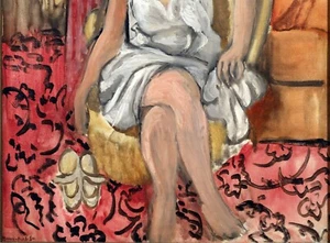 Seated Woman in an Armchair – Henri Matisse 1920 Portrait Art Print - Picture 1 of 1
