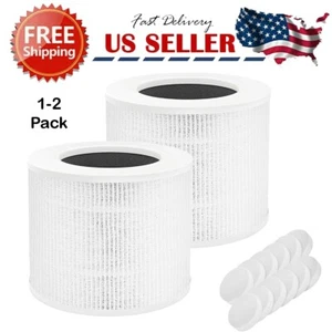 1-2 Pack True HEPA H13 Filters Replacement for Levoit Core Mini Air Purifier - Picture 1 of 8