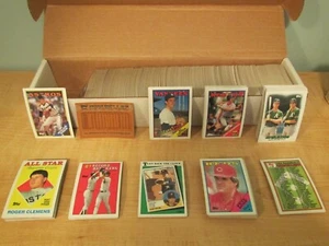 1988 Topps Baseball Near Complete Set 788/792 - Picture 1 of 11