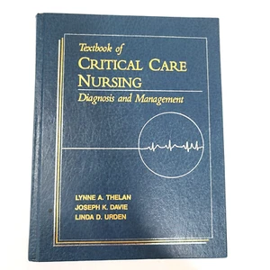 1st Ed Textbook of Critical Care Nursing Diagnosis & Management Thelans Urden - Picture 1 of 22