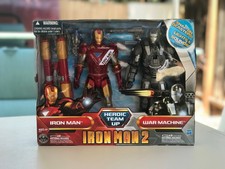 Marvel Electronic IRON MAN and WAR MACHINE 10 inch FIGURE_HEROIC TEAM UP - NEW