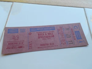 RARE Vintage Oct 15 1976 ROCK & ROLL SPECTACULAR XXI Unused Ticket MSG NY Nader - Picture 1 of 1