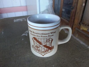Vintage "93rd Bombardment Wing" Cup/Mug Military Aviation Castle Air Force Base - Picture 1 of 4