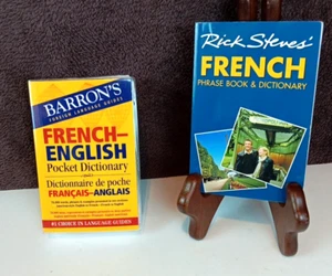 Lot of 2-French/English Pocket Dictionary & Rick Steves French Phrases Softcover - Bild 1 von 20