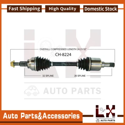 Eje CV delantero izquierdo TrakMotive 1 para Dodge Caliber 2,4 L Foto 1 de 4