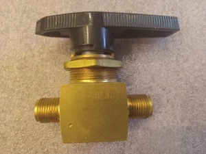 Whitey B-44S6 manueller Messing Kugelhahn 3/8 Zoll Rohr - Bild 1 von 4