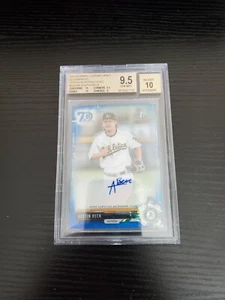 Austin Beck - 2017 Bowman Draft 1er cromo autógrafo 70º azul/70 - BGS 9,5 - Imagen 1 de 2