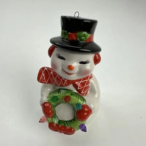 Light Up Snowman 5.5" Christmas Decor Figure - Picture 1 of 4