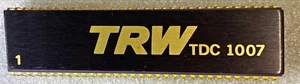 TRW 8-Bit A/D CONVERTER GOLD VINTAGE VERY RARE TRW IC TDC-1007 FREE SHIPPING - Picture 1 of 3