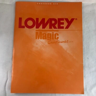 Nice - Lowrey Magic Class Series Songbook Six Magic Continues - Ships Fast - Image 1 of 4