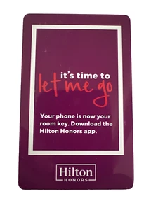 Hilton Let Me Go Hotelzimmer Schlüsselkarte - Bild 1 von 2
