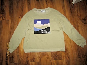 WILDFOX light green High Sierras SWEATSHIRT size S oversized - Picture 1 of 4
