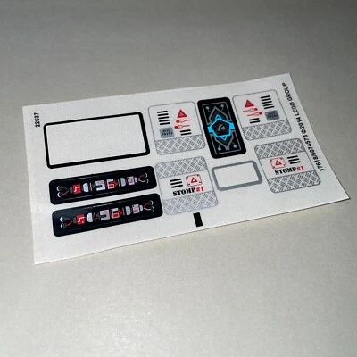 Lego Ultra Agents Original Sticker Sheet Tremor Track Infiltration Set 70161 - Image 1 of 2