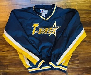 Chaqueta deportiva de colección Russell resistente al agua T-Birds azul dorado para hombre L - Imagen 1 de 12