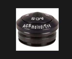 ACS BMX Headset,45/45 INTEGRATED 1-1/8 MAINDRIVE BLACK OLDSCHOOL GT BMX SE NEW - Picture 1 of 1