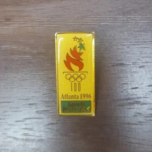 1996 Atlanta USA Olympische Sommerspiele Sport 100. Olympische Fackel Anstecknadel Hutnadel - Bild 1 von 3