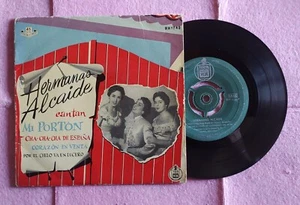 7” HERMANAS ALCAIDE – Mi Porton - Hispavox HH 1719 - SPAIN - EP - 1959 (EX-/EX-) - Picture 1 of 2