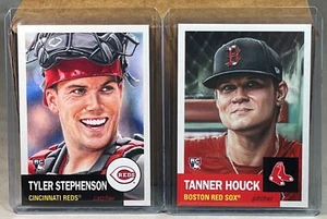 2021 TOPPS LIVING SET WEEK 46 #467 TYLER STEPHENSON RC #468 TANNER HOUCK RC - Picture 1 of 2