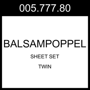 IKEA BALSAMPOPPEL Sheet Set White Twin 005.777.80 - Picture 1 of 1