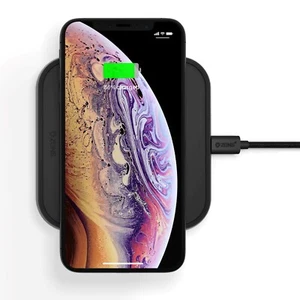 Zens QI Wireless Charger + Netzteil Schnell Ladegerät Lader Ladestation Kabellos - Bild 1 von 6