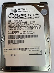 Hitachi HTS542512K9SA00 0A54873 3.5" 120GB SATA Hard Drive - Picture 1 of 1