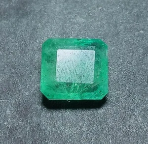 Natural Emerald, Emerald Octagon For Jewellery, May Birthstone. Size 11x12mm. - Picture 1 of 4