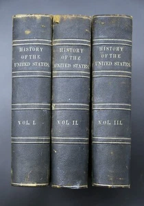 Bartlett & Woodward, History of the United States of North America, 3 Vols, 1856 - Imagen 1 de 6