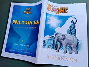 2019 märz programm CIRCUS KRONE cirque circo programme programma program - Bild 1 von 2