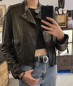 RudeRiders, Jacke, Gr. S, Damen, Echtleder, Innenfutter, Schwarz, Biker - Bild 1 von 15